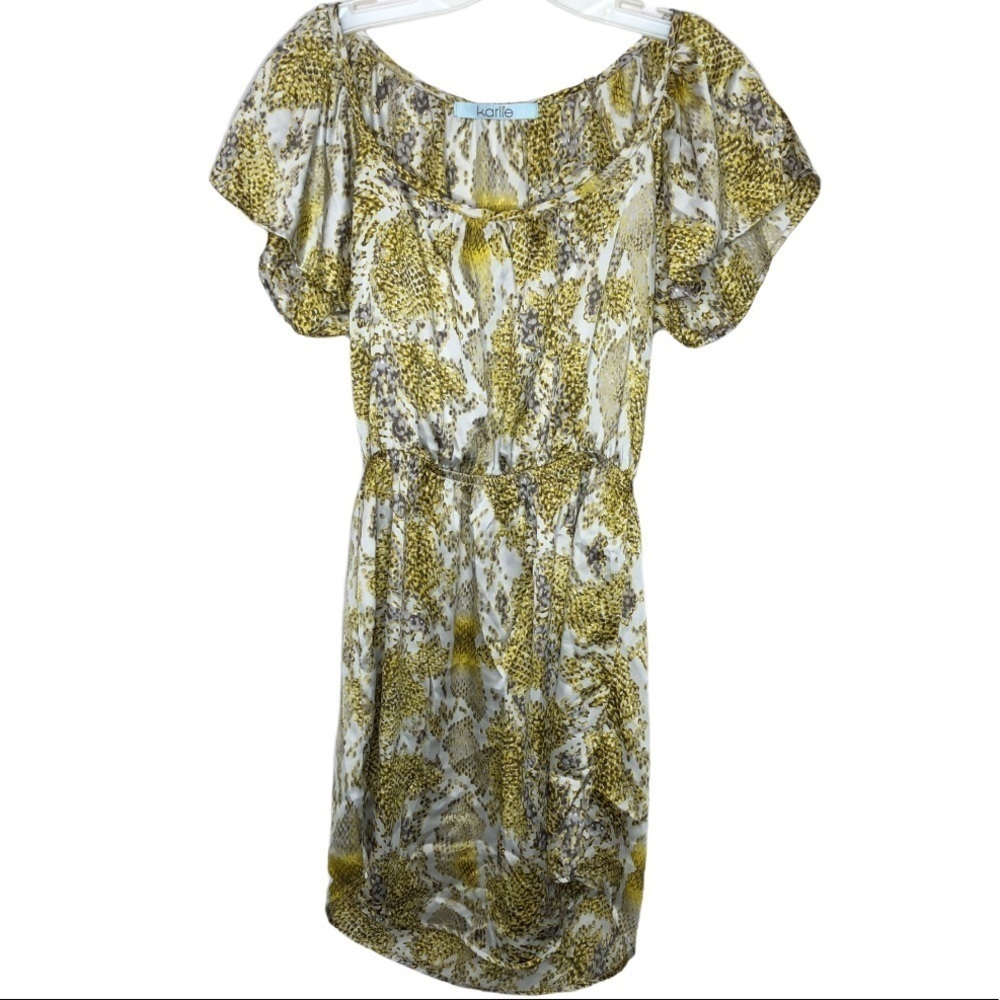 Karlie Snake Print Dress